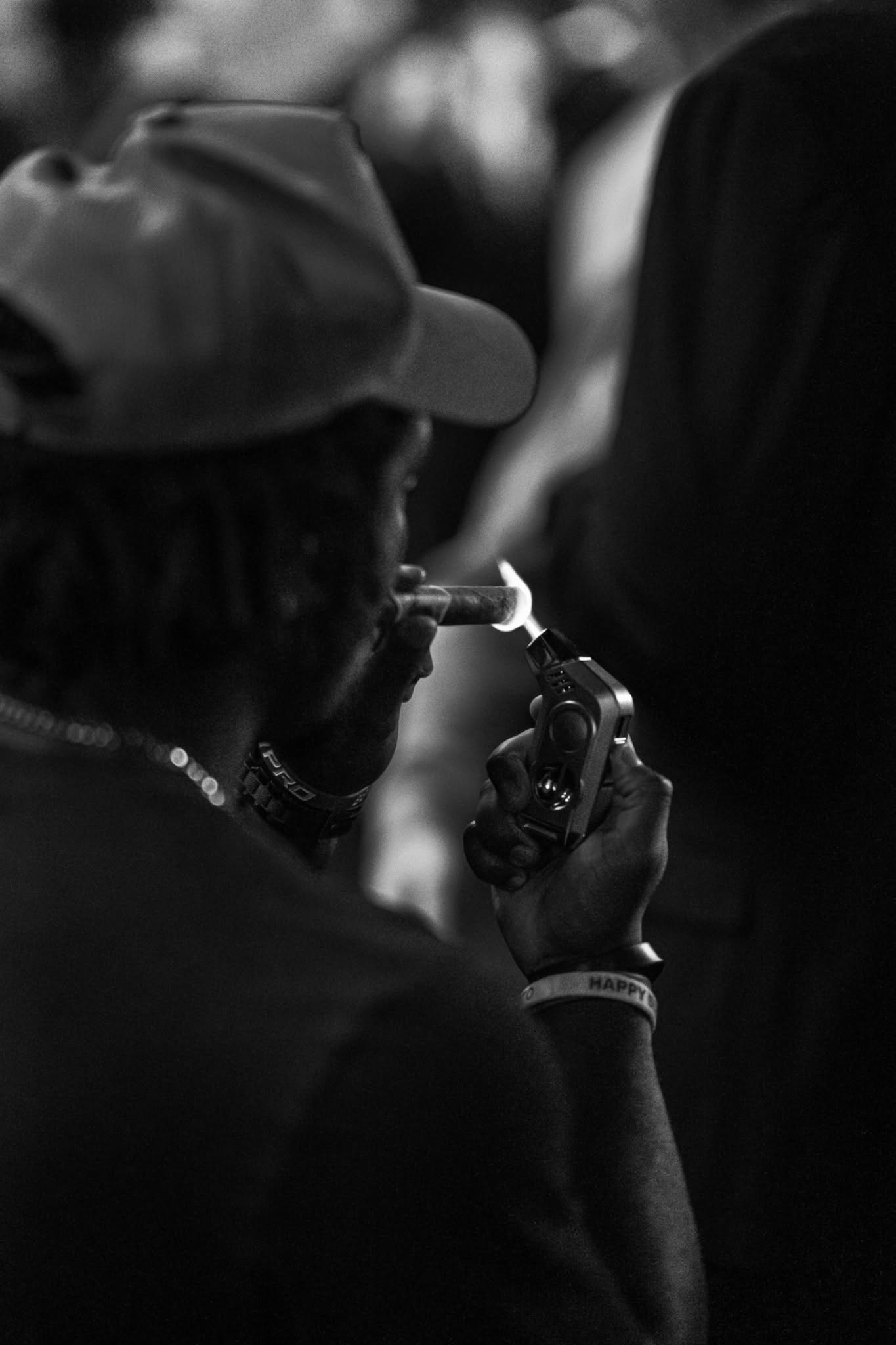 Cigar and cocktail